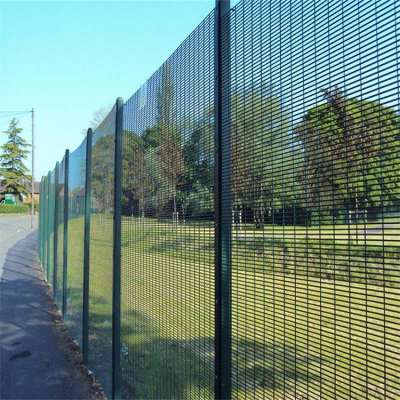 Hot sale powder coated high security 358 anti climb fence panel