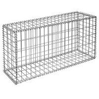 Hot dipped galvanized 4mm 50x50mm  2x1x1m welded gabion basket