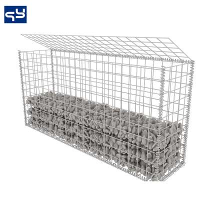 China supplier price 1m x 1m x 0.5m welded gabion box