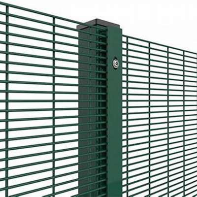 Anping factory durable powder coated anti climb high quality 358 security fence