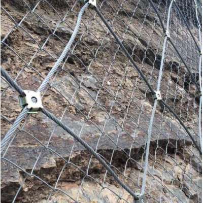 High tensile 1770N sns slope protection wire mesh netting for rockfall fencing mesh