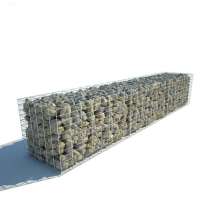 hot sale high quality  bastion wall used hesco barriers price welded gabion basket by ISO factory 4ft 5ft 6ft height Factory