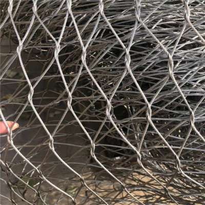 high quality 316 L stainless steel rope mesh net for animal fence