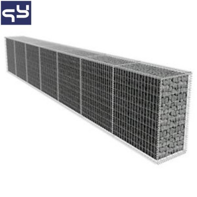 Hot sale galvanized gabion basket 1*1*0.3m gabion stone cage wall