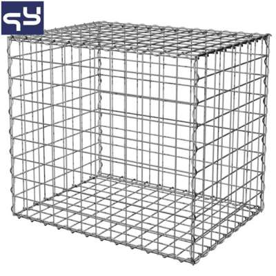 High quality galvanized welded rock gabion basket garden fence gabion box for retaining wall