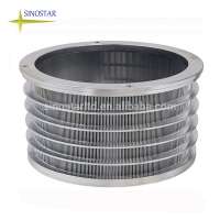 stainless steel outflow pressure bar screen baskets