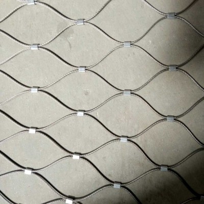 flexible stainless steel cable rope mesh/aviary mesh/bird netting