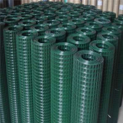 Square PVC green coated 1/2 inch mesh size wire mesh