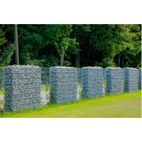 Anping ISO factory Garden welded gabion retaining wall/Welded gabion stone cage box/ Welded gabion Factory (china )